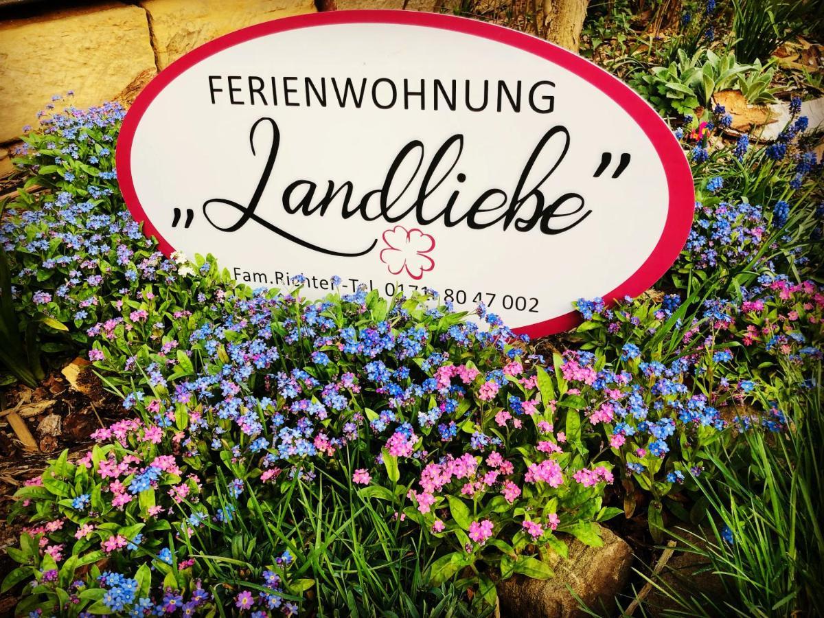 Ferienwohnung Landliebe Rudolstadt Extérieur photo
